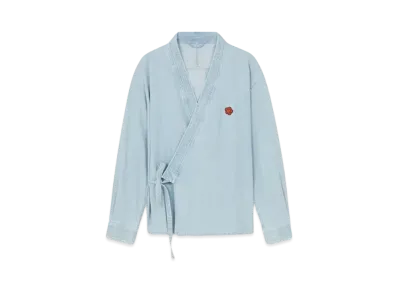 KENZO Denim KIMONO Jacket "Stone Bleached White Denim"