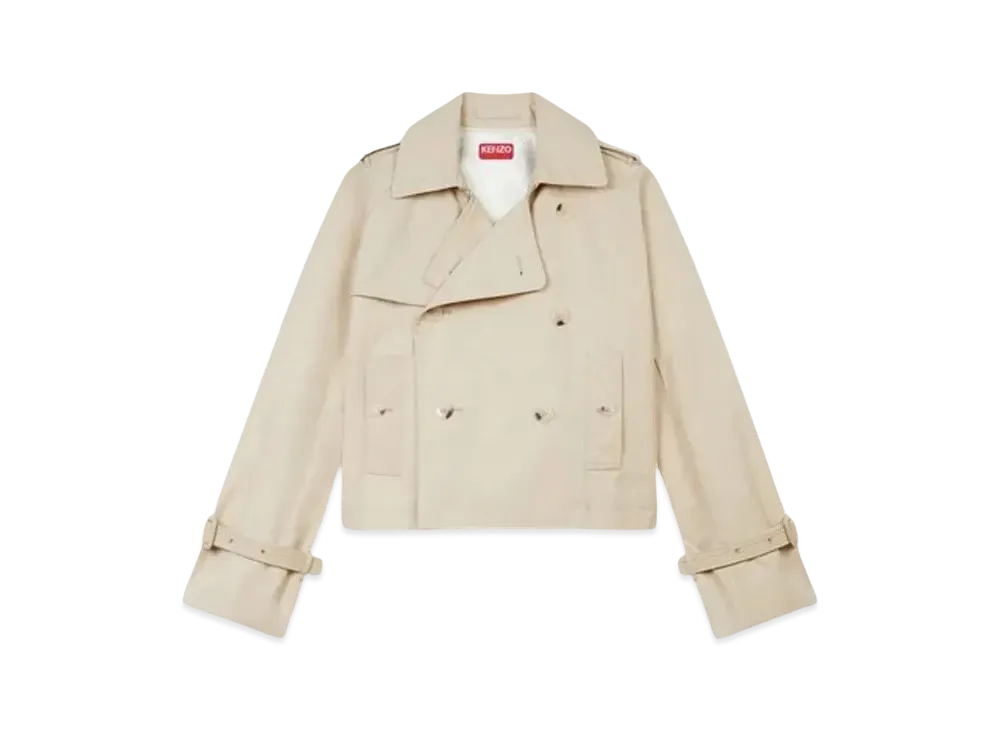 KENZO Short KIMONO Trench "Beige"
