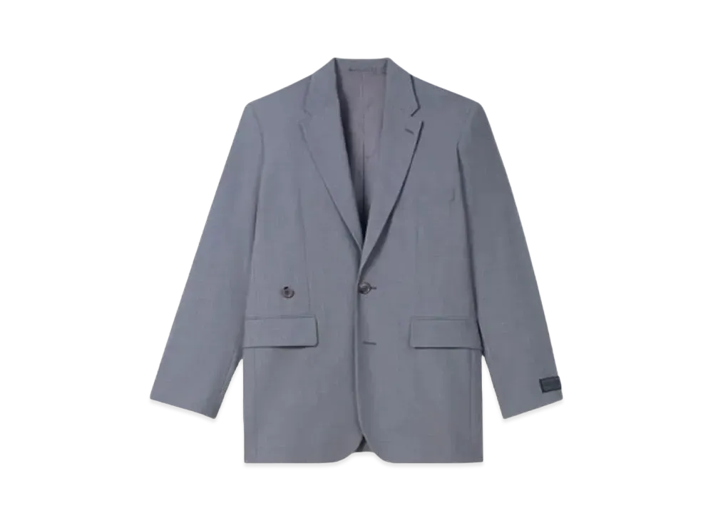 KENZO Oversize Wool KIMONO Blazer "Stone Grey"