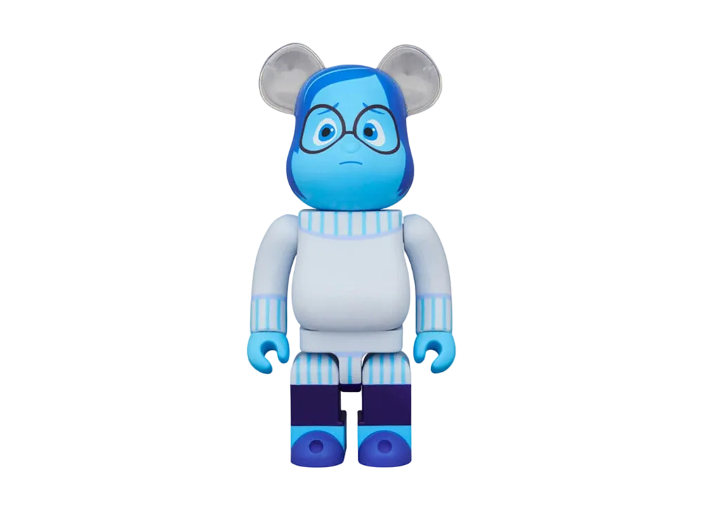 MEDICOM TOY "BEARBRICK" -INSIDE HEAD- SADNESS 400%