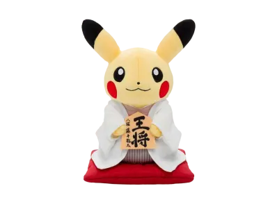 藤井聡太 ピカチュウ ぬいぐるみ 日本将棋連盟コラボ ポケモン 将棋会館 ポケモン】ピカチュウ×藤井聡太八冠の