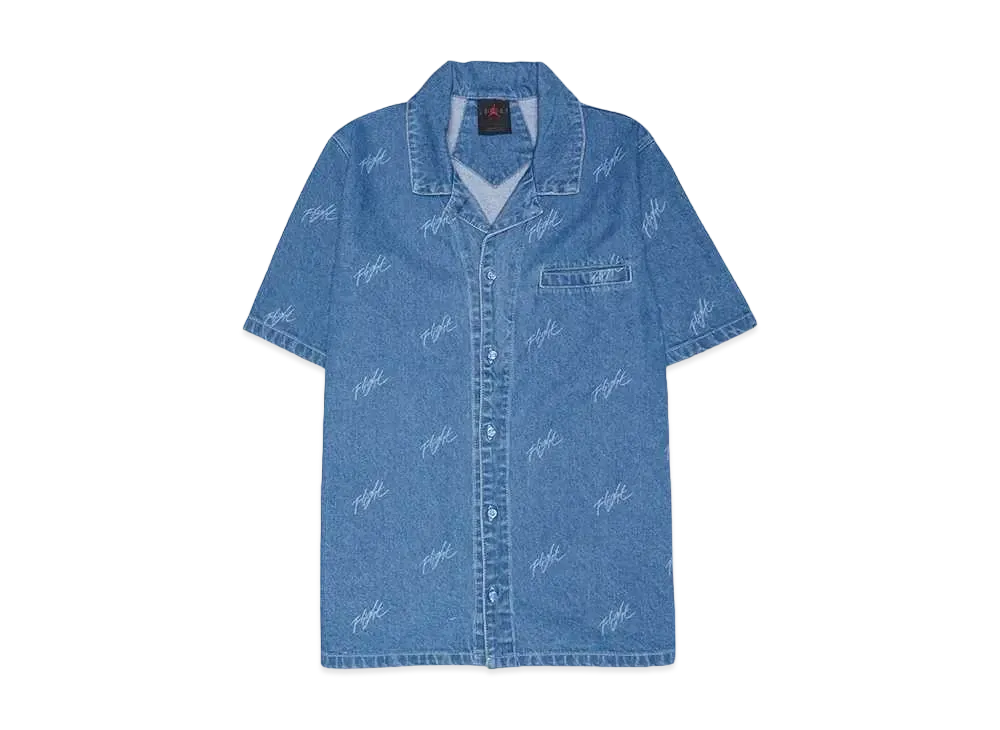 Nike Jordan Allover Print Women's Woven Top "Denim"