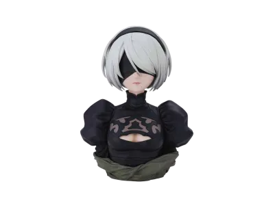 BANDAI "Ichiban Kuji" -NieR:Automata Ver1.1a- B Prize 2B Art Scale Figure