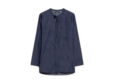 Max Mara Rikamo Pure Cotton Denim Shirt "Navy"