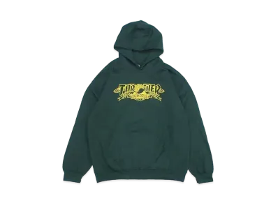 THRASHER x ANTI HERO Mag Banner Hoodie "Forest Green"