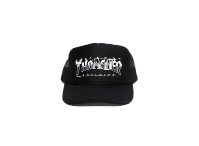 THRASHER x ANTI HERO Pigeon Mag Mesh Cap "Black"