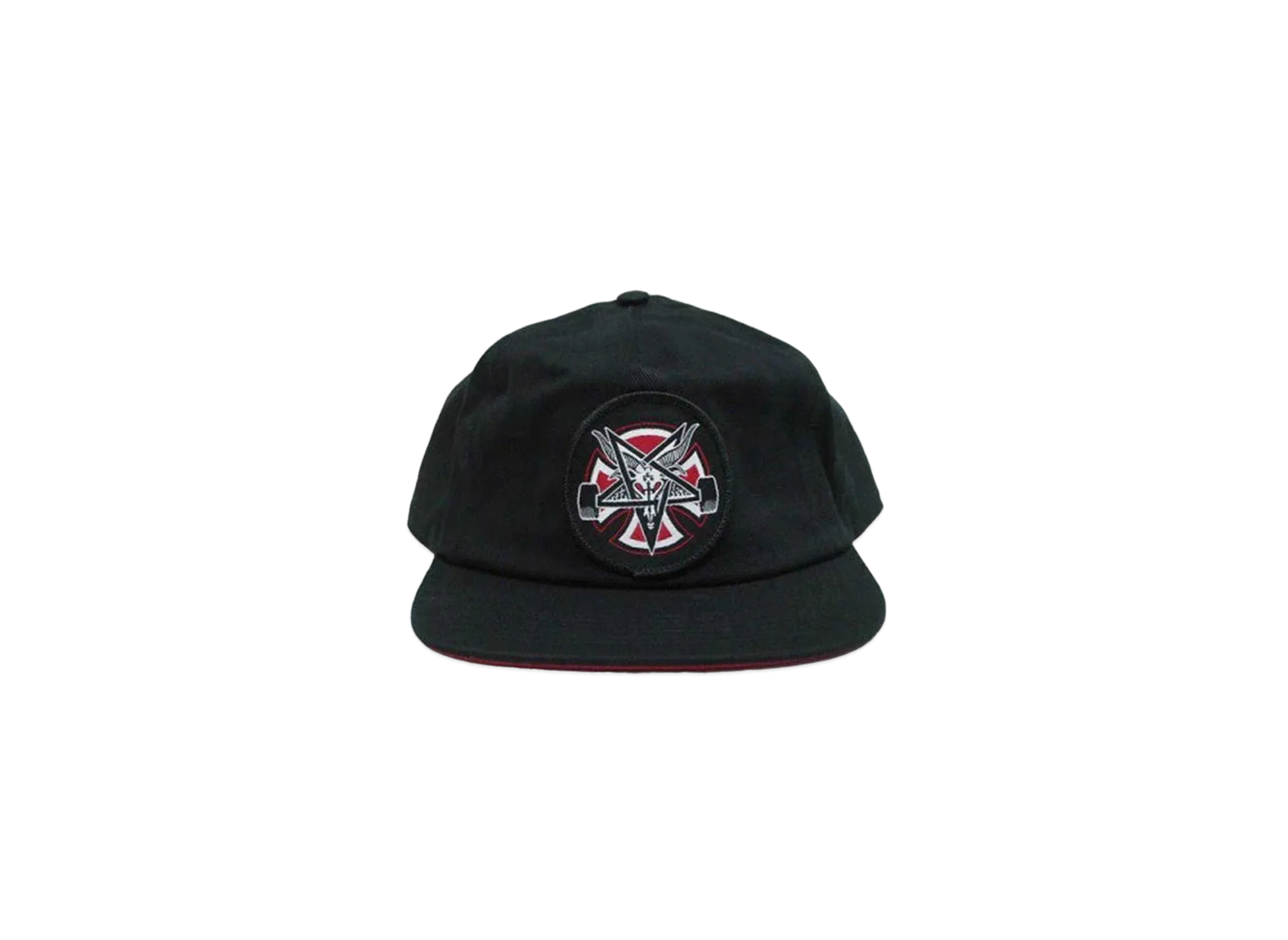 THRASHER x INDEPENDENT Pentagram Cross Snapback Cap "Black"