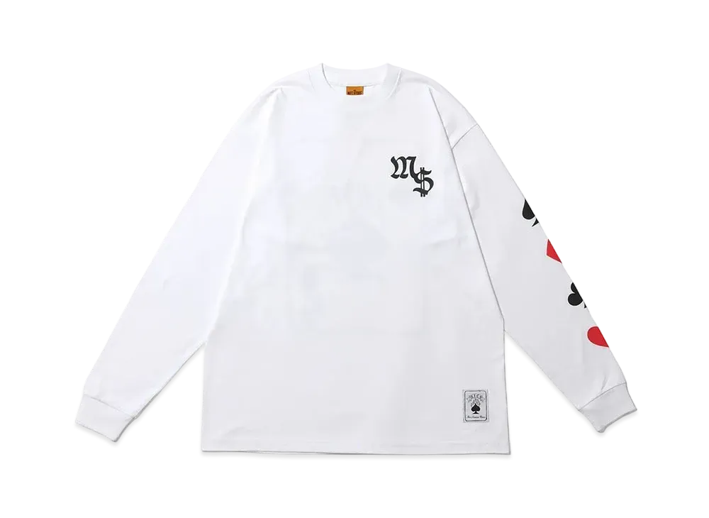 MFC STORE Original N.A.C Cards L/S Tee "White"