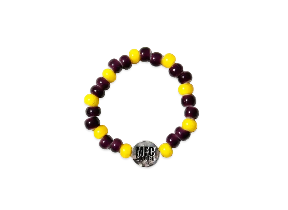 MFC STORE x GARNI Beads Bracelet No.1 "Purple/Yellow"