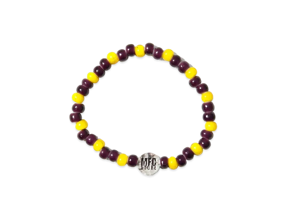 MFC STORE x GARNI Beads Anklet No.1 "Purple/Yellow"