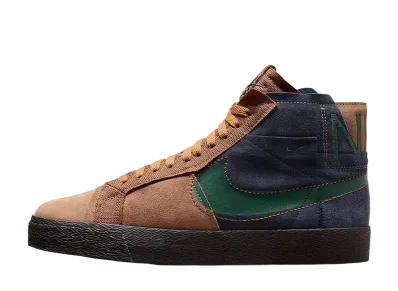 Nike SB Zoom Blazer Mid PRM "Legend Dark Brown/Obsidian/Light British Tan/Fir"