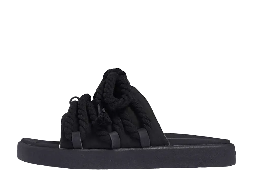 FOOT INDUSTRY Rope Slipper(日本別注オールブラック) "BLACK x BLACK"