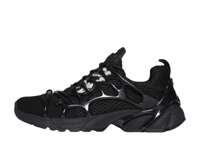 44 LABEL GROUP SYMBIONT SNEAKERS TECH NYLON BLACK + GLOW EMB "BLACK"