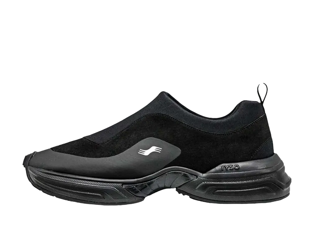 IYSO Y-MOC SUEDE + NEOPRENE / LINING : NEOPRENE "CARBON"