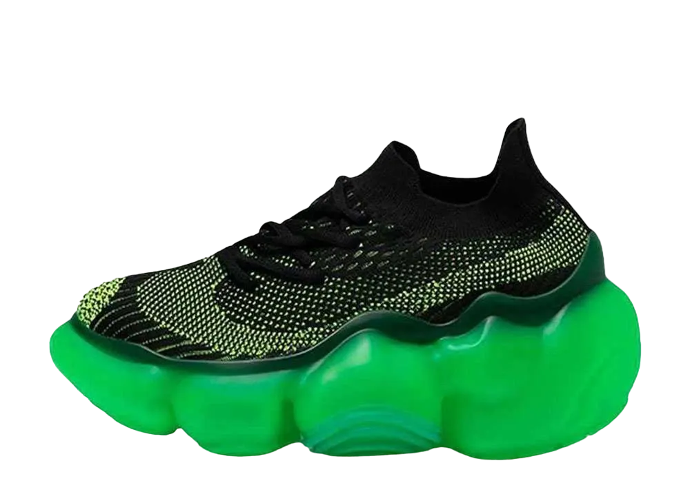 grounds MOOPIE FROST "BLACK NEON/FLUO GREEN"