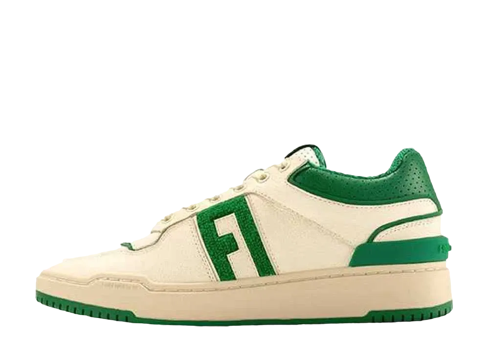 FOOT INDUSTRY Skate Sneaker "Off-white/Green"