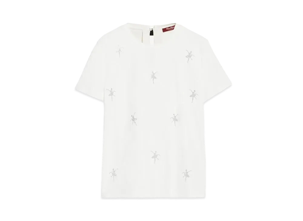 Max Mara Secchia Cotton Jersey T-shirt "White"