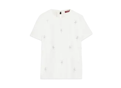 Max Mara Secchia Cotton Jersey T-shirt "White"