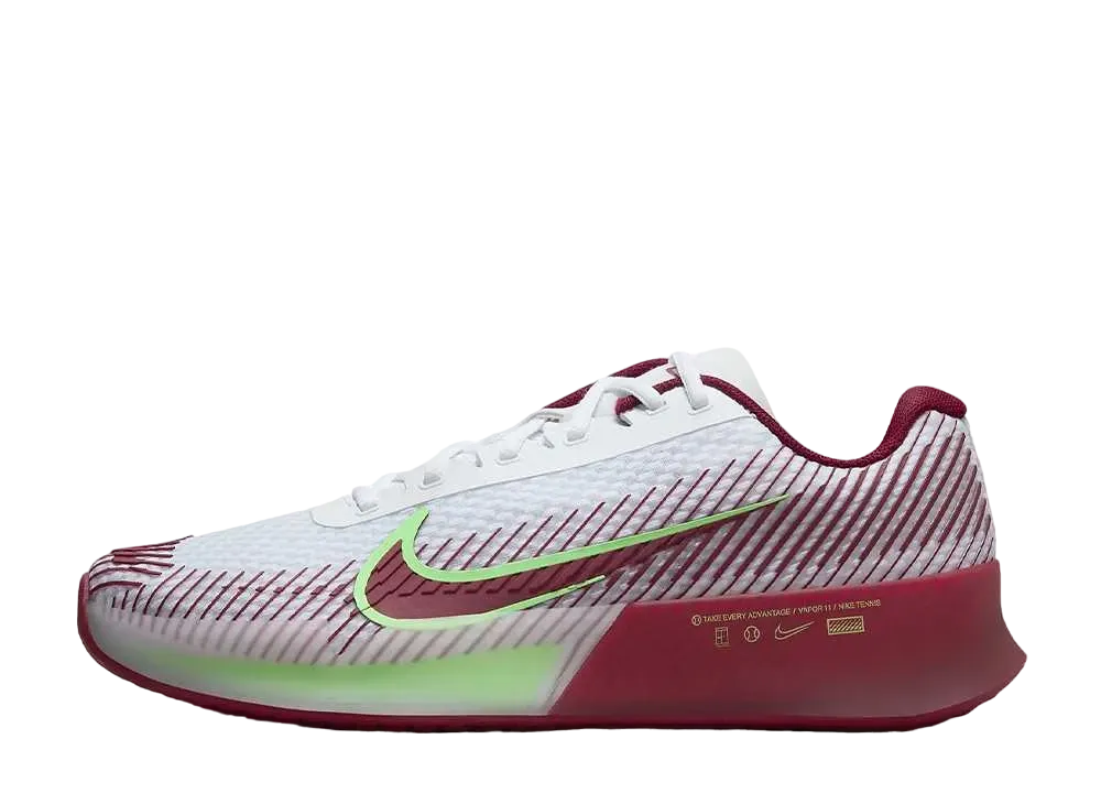 ナイキ コート エアズーム ヴェイパー 11 "ホワイト/ライムブラスト/チームレッド"