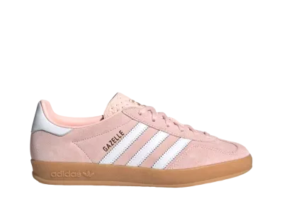 アディダス オリジナルス ウィメンズ ガゼル インドア "サンディーピンク/フットウェアホワイト/ガム"