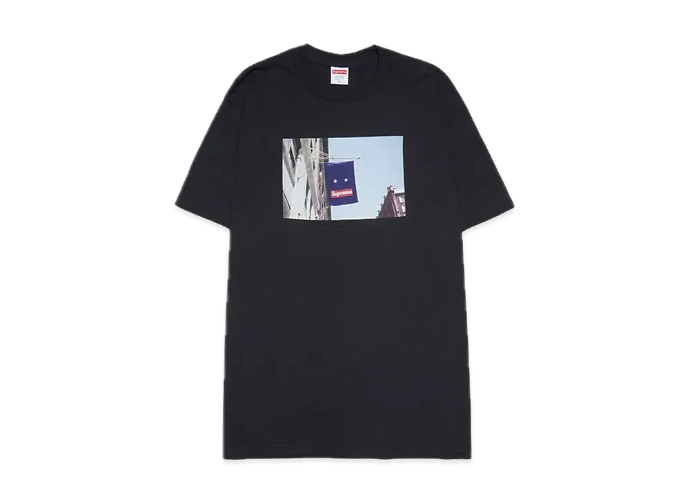 シュプリーム バナー Tシャツ "ブラック"
