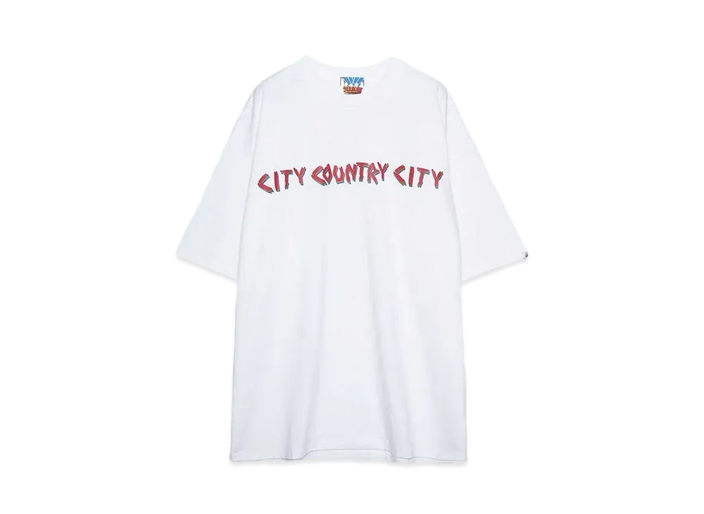 CITY COUNTRY CITY Cotton T-shirt_City Country City "WHITE"