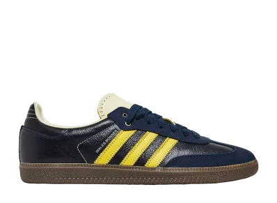 Wales Bonner × adidas Samba "Collegiate Navy/Cream White/Yellow"