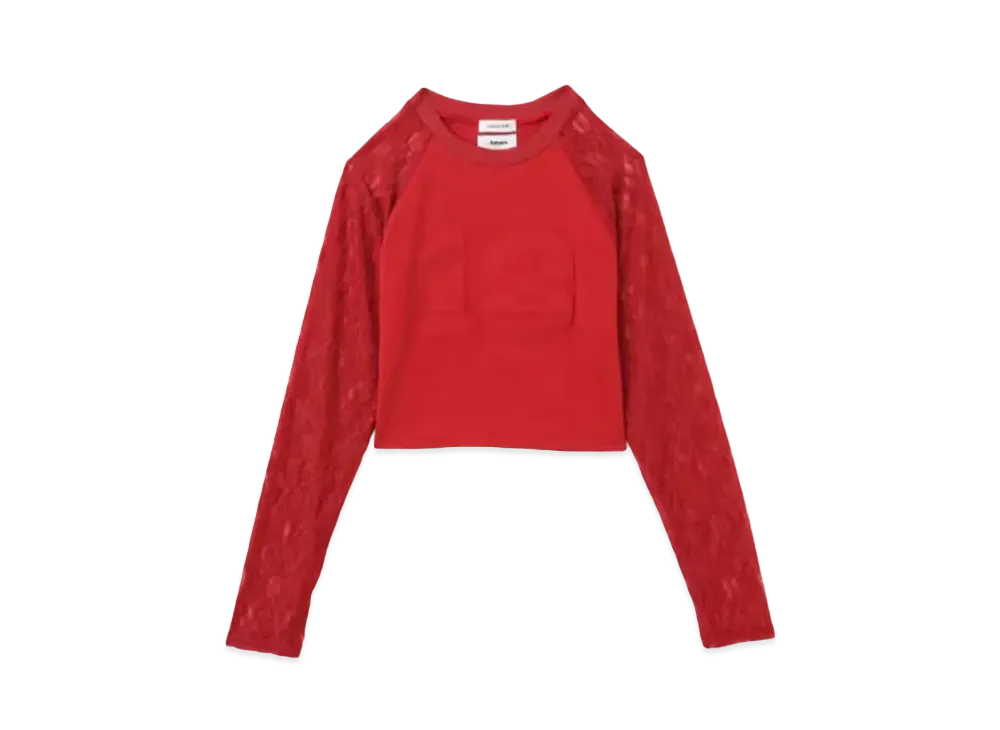 LAGUA GEM x atmos pink Raglan Tee "Red"