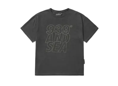 WIND AND SEA x ARCHIVE BOLD T-shirts "Charcoa"