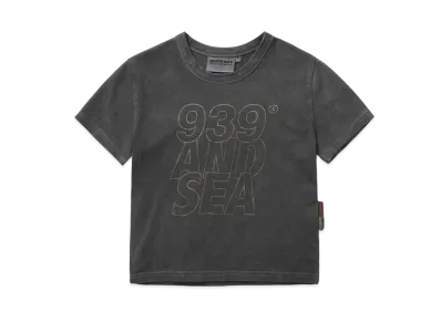 WIND AND SEA x ARCHIVE BOLD Compact T-shirts "Charcoa"