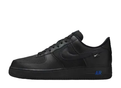 Nike Air Force 1 Low "Black/Black Astronomy Blue"