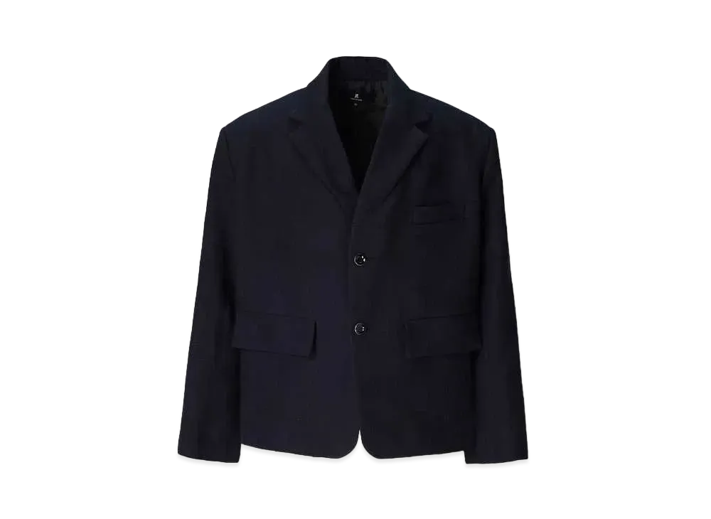 ANREALAGE Fade Lapel Tailored Jacket "Navy"