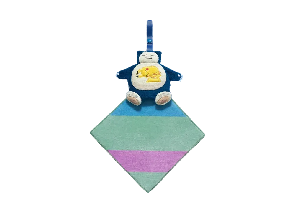 Pokemon Sleep x Family Mart Snorlax Towel in Pouch