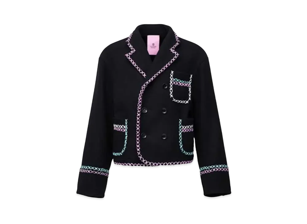 ANREALAGE Hand Stitch School Jacket "Black"