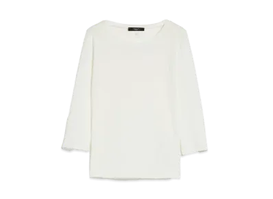 Max Mara Murti A Organic Cotton T-Shirt "White"