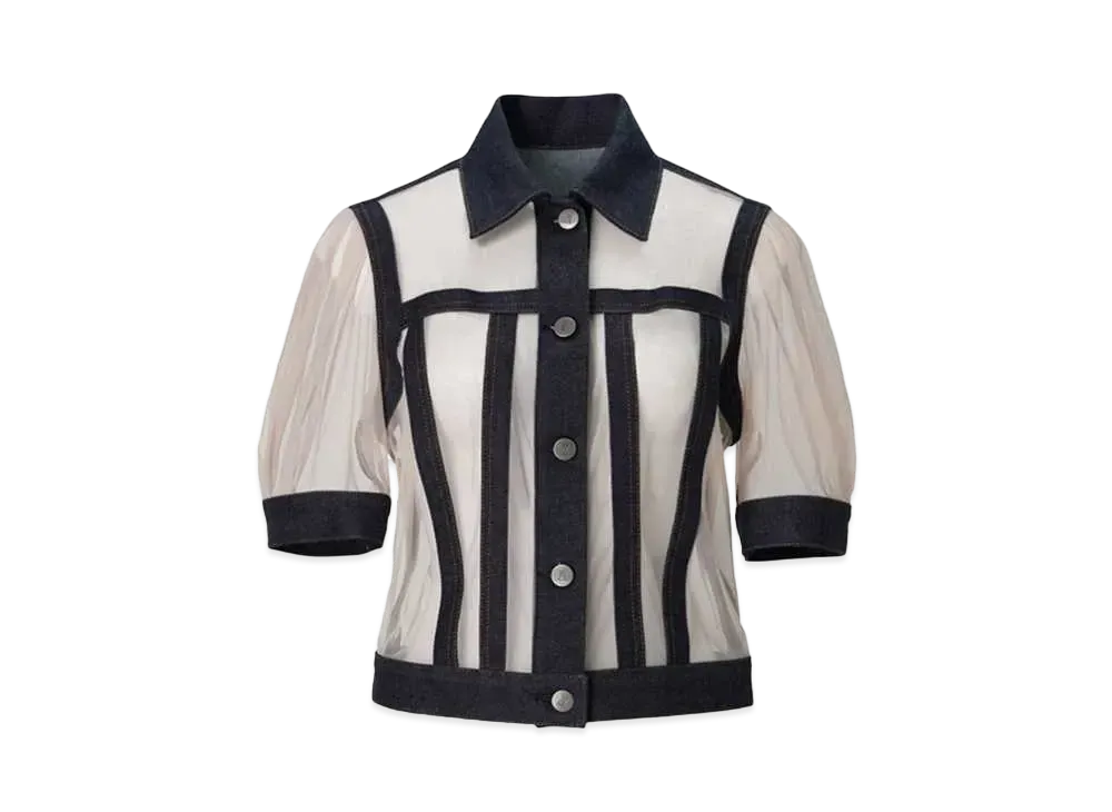 ANREALAGE Invisible Denim Jacket "Indigo"