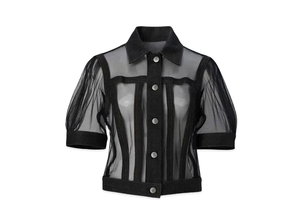 ANREALAGE Invisible Denim Jacket "Black"