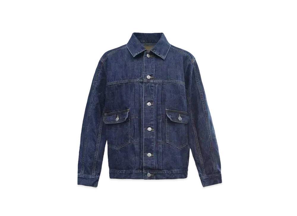 ANREALAGE AZ Omni Directional Sleeve Denim Jacket "Light Indigo"