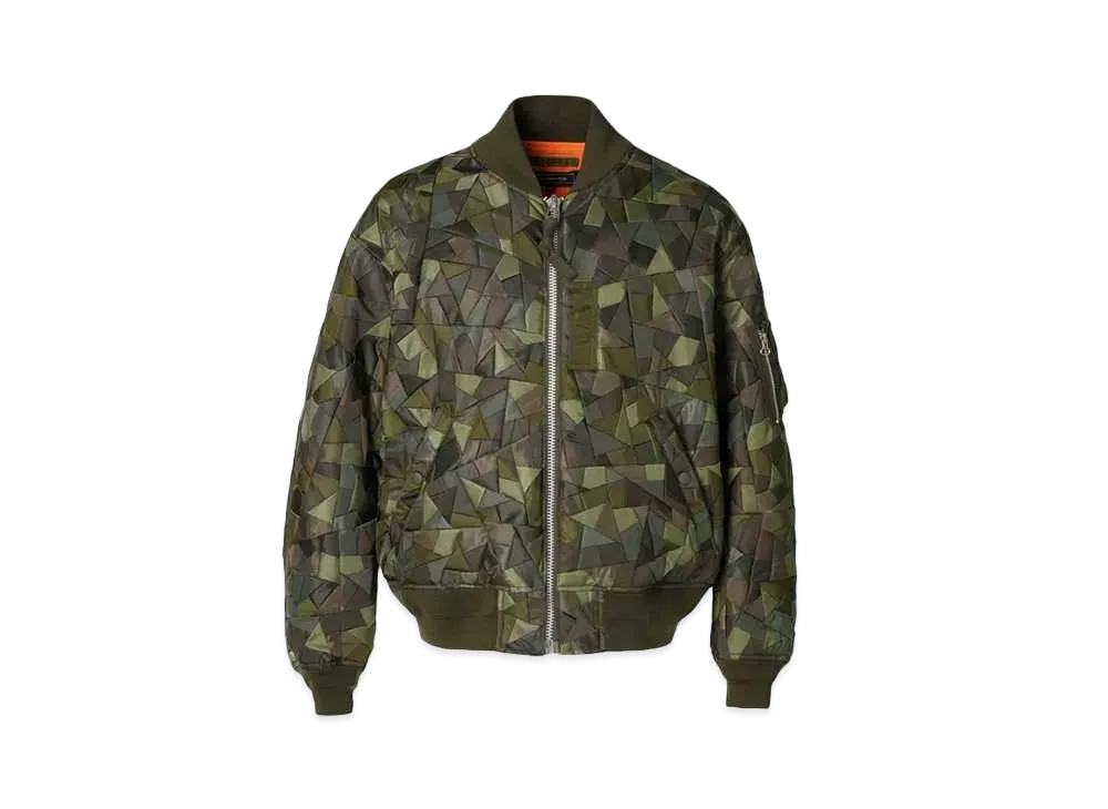 ANREALAGE Order Made Patchwork MA-1 "Khaki"