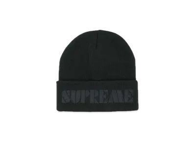 Supreme Stencil Beanie "Black"