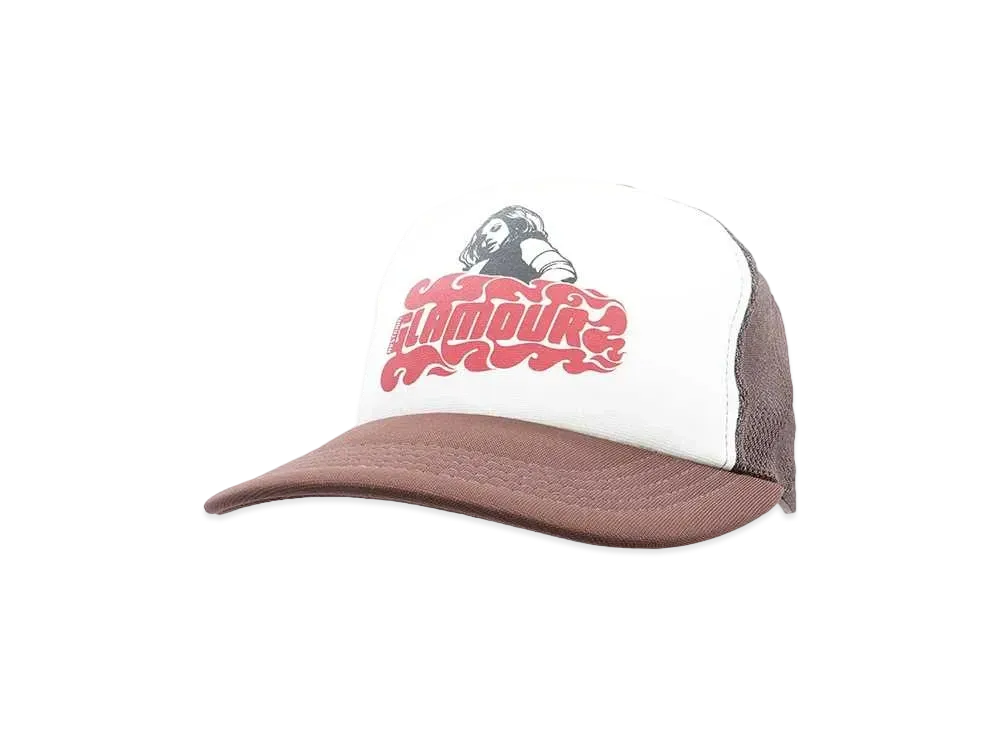 HYSTERIC GLAMOUR Vixen Girl Mesh Cap "Brown"