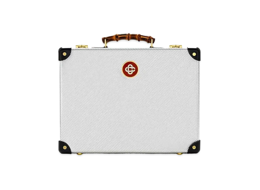 Casablanca Casa 16 Slim Attache Case "Silver"