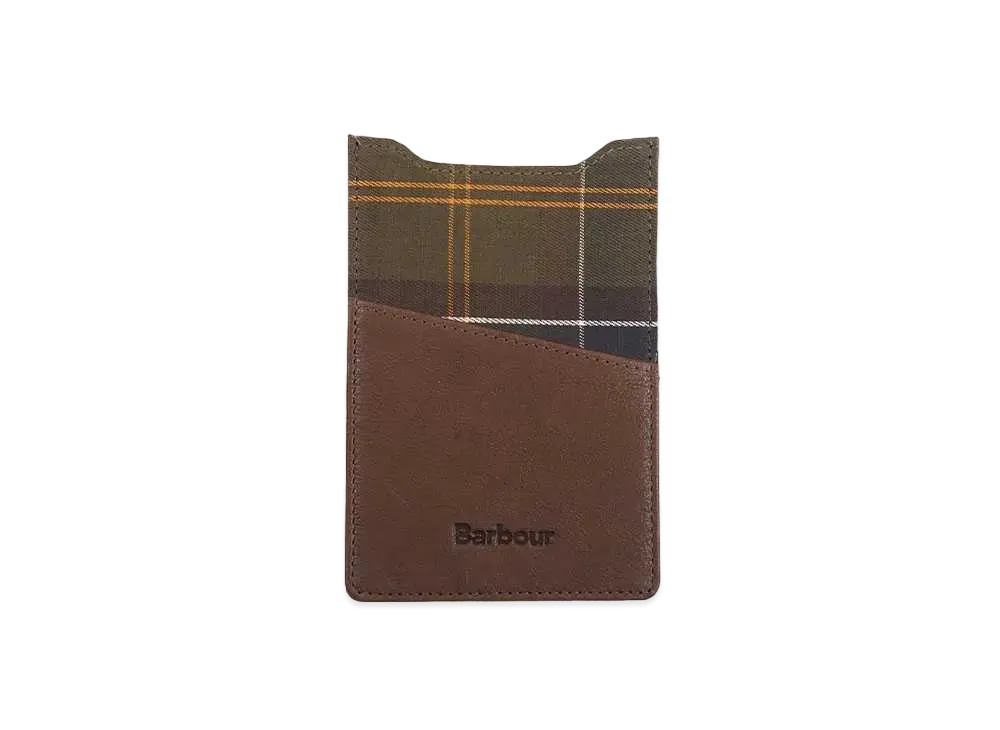 Barbour Leather Phone Pouch "Brown"