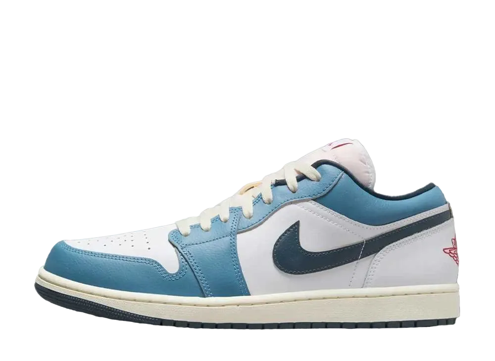 Nike Air Jordan 1 Low "White/Aegean Storm"