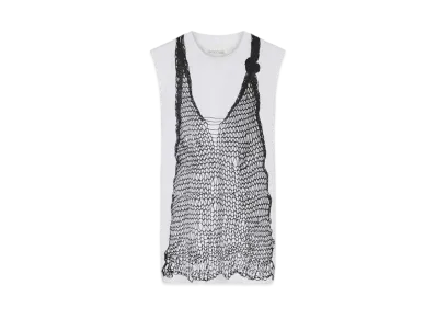 Max Mara Quenti Pure Cotton Print T-Shirt "Optical White"
