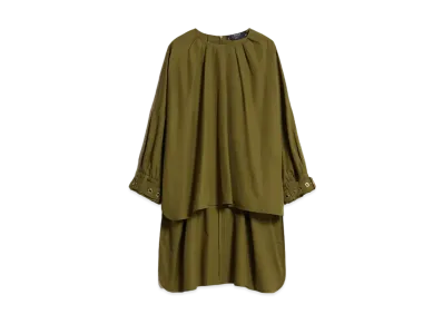 Max Mara Maya Soft Pure Cotton Shirt "Khaki"