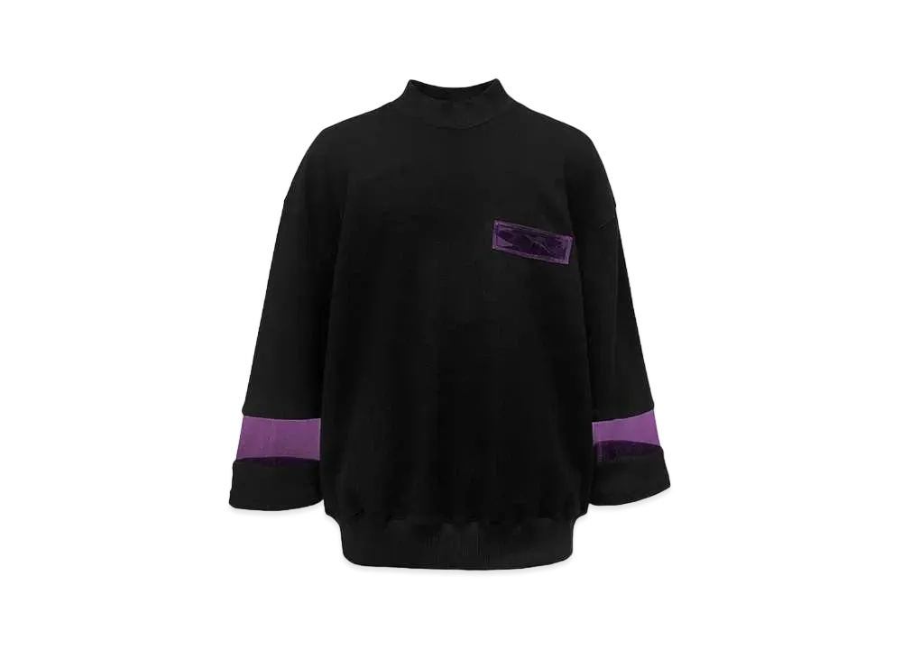 ANREALAGE Photochromic PVC Patch Long Sleeve T-shirt "Black"