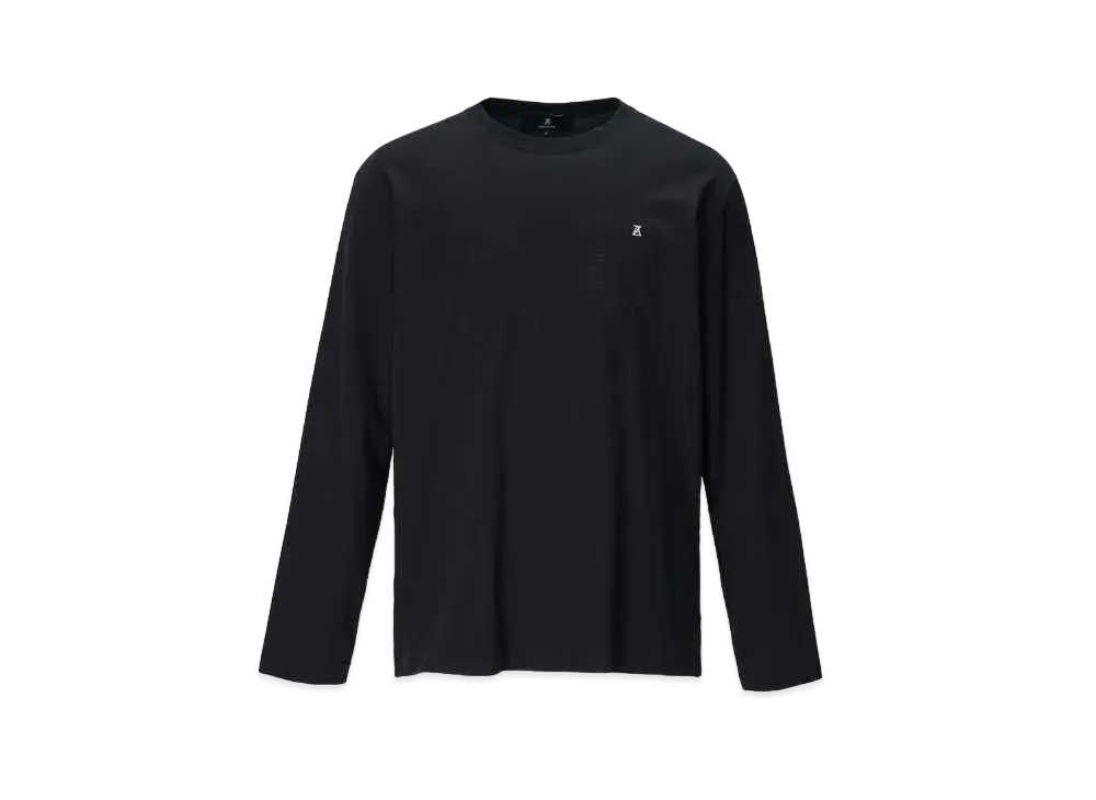 ANREALAGE AZ Circle Embroidery Tee "Black"