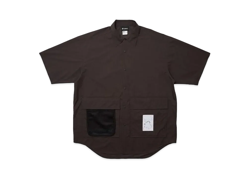Goldwin x Same Paper Work From Wild Short Sleeve Shirt (Unisex) "Deep Brown"