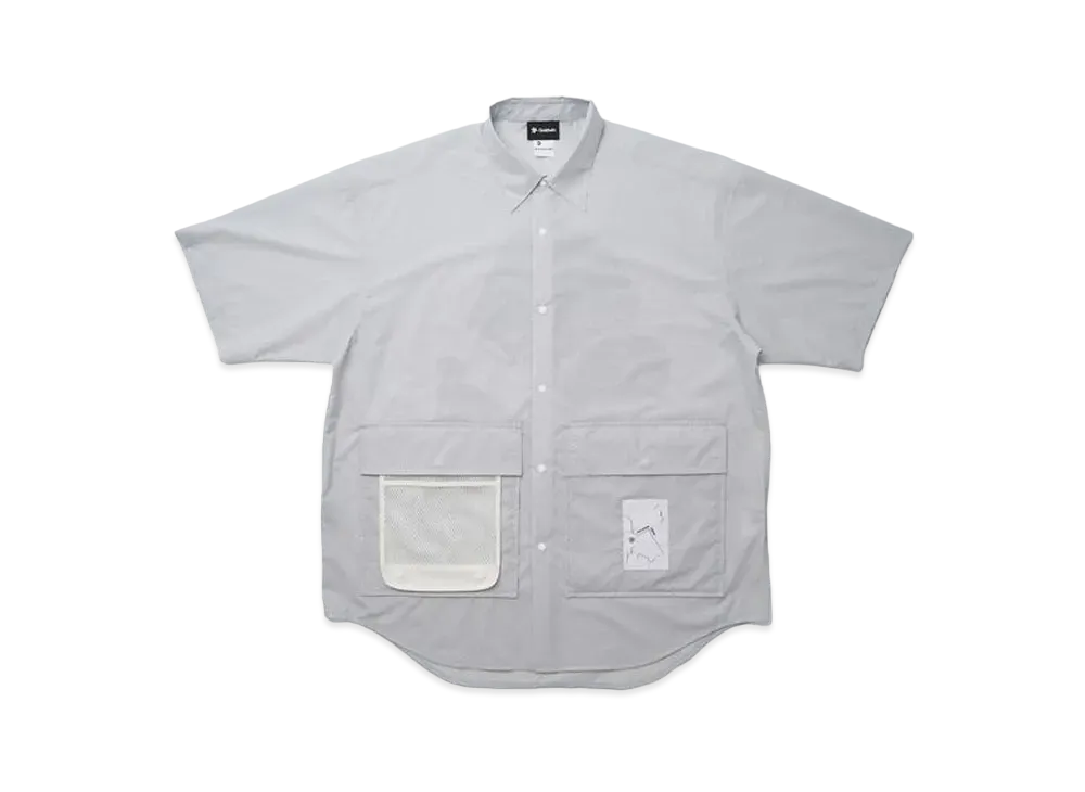 Goldwin x Same Paper Work From Wild Short Sleeve Shirt (Unisex) "Ice Gray"
